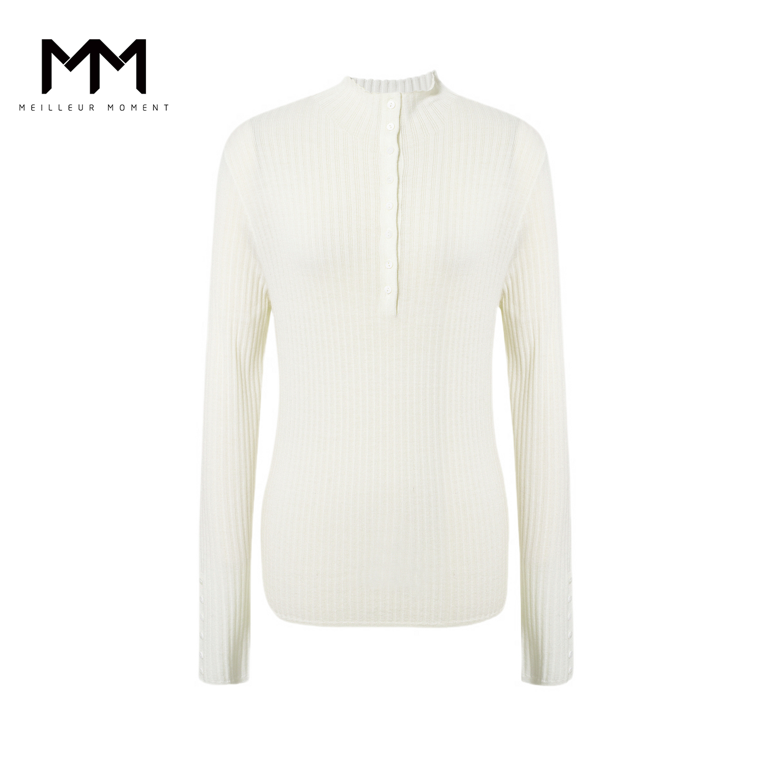 【升级48支精纺羊绒衫】MM麦檬16针120S羊毛衫25秋新品5G9933351