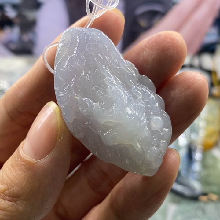 悠***月翡翠未镶嵌吊坠(不含链)A749