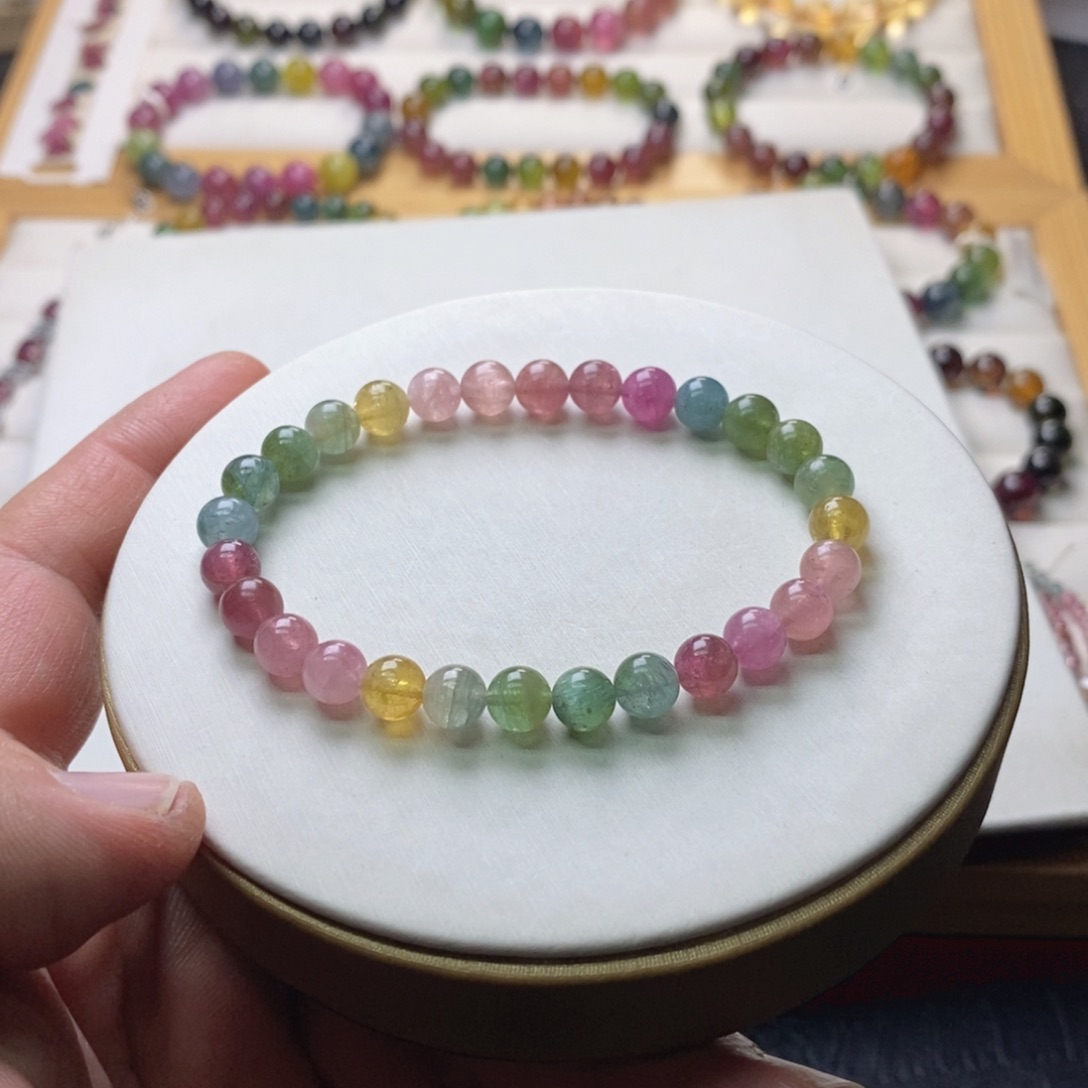 草****未镶嵌碧玺手链碧玺