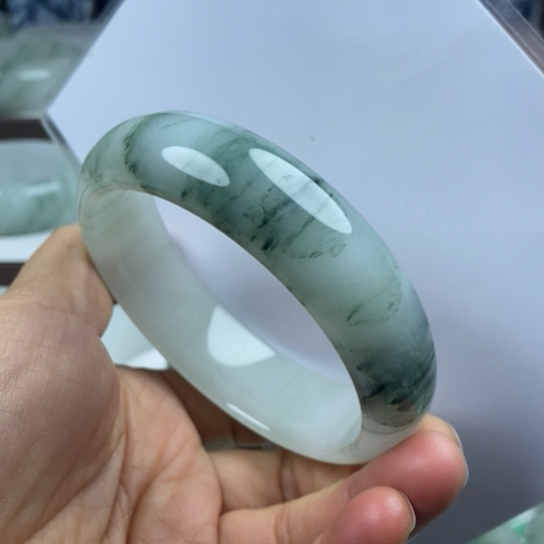 石英质玉（金丝玉）未镶嵌手镯