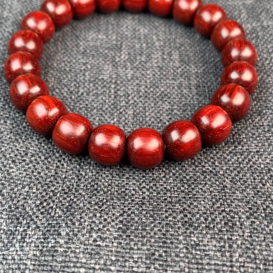 小叶紫檀手串/手链北**鱼檀香紫檀di o