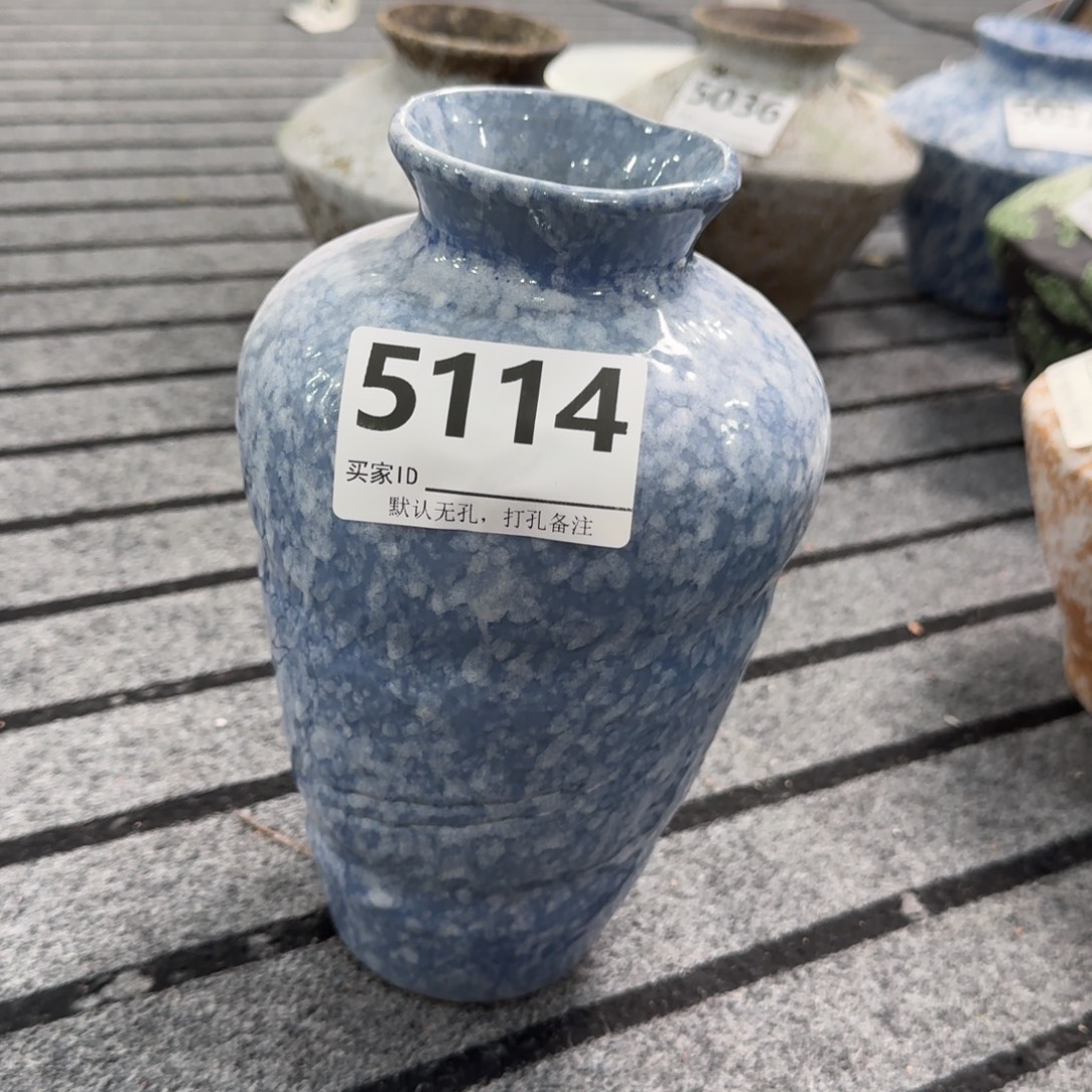 摆件景德镇高温花瓶编码5114高23口5默认无孔