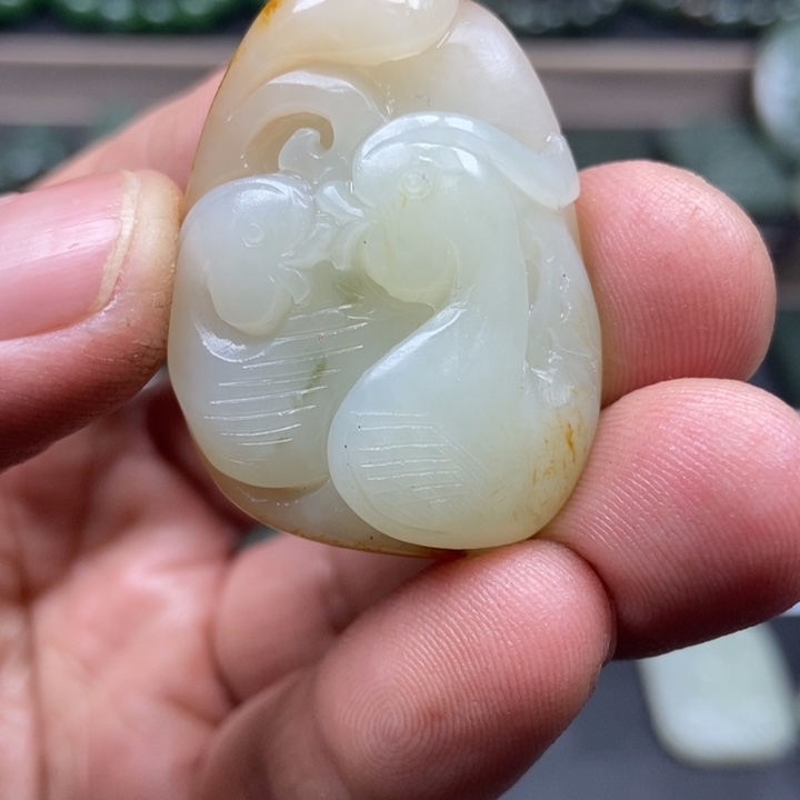 和田玉颈饰未镶嵌