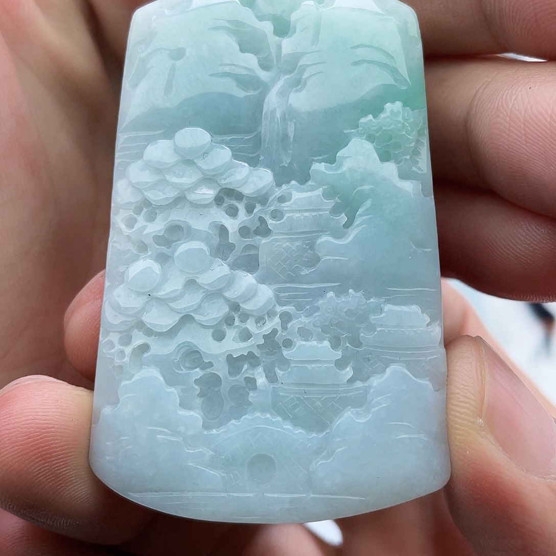 颈饰未镶嵌翡翠翡翠