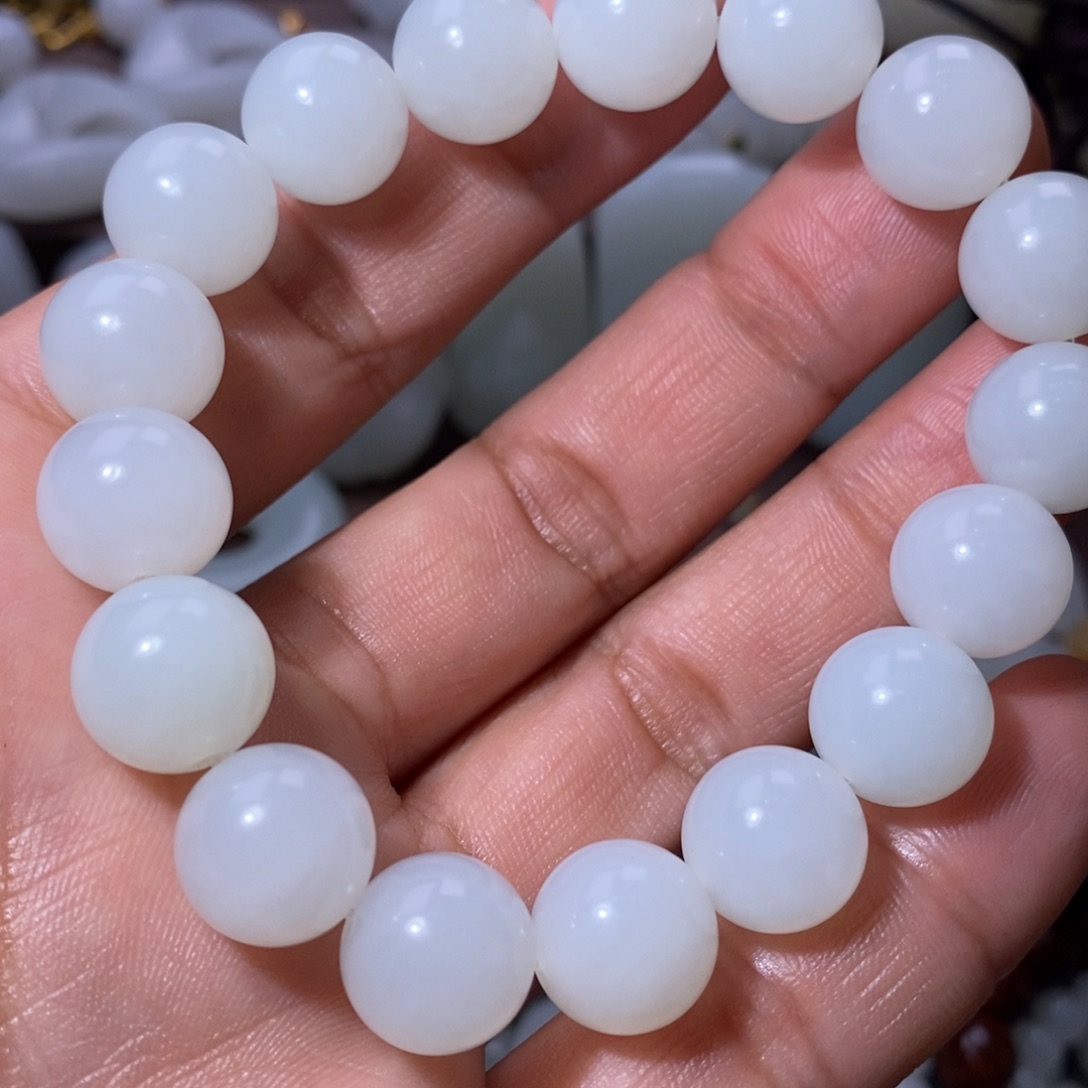 和田玉手链未镶嵌