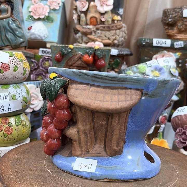 红陶粗陶多肉花盆