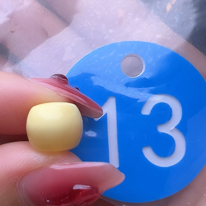 蜜蜡裸石未镶嵌10mm 直切