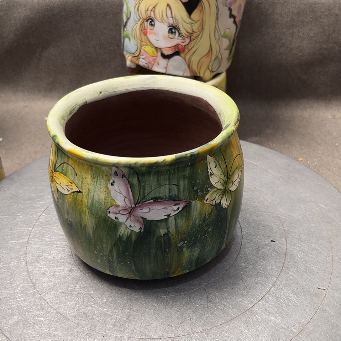 花盆紫砂花卉福利