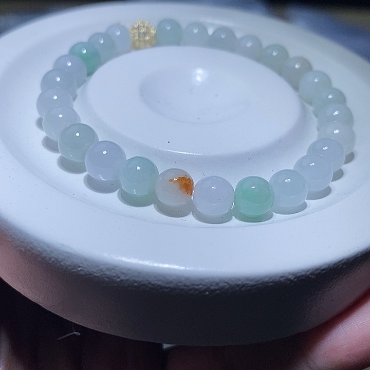 未镶嵌手串翡翠天然缅甸A货翡翠手串卡6.6