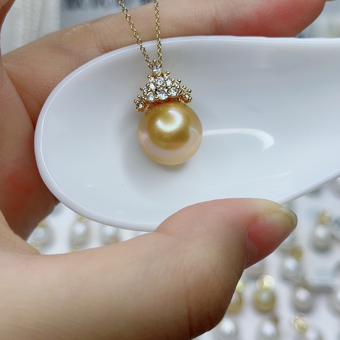 淡水珍珠合金吊坠(赠链)