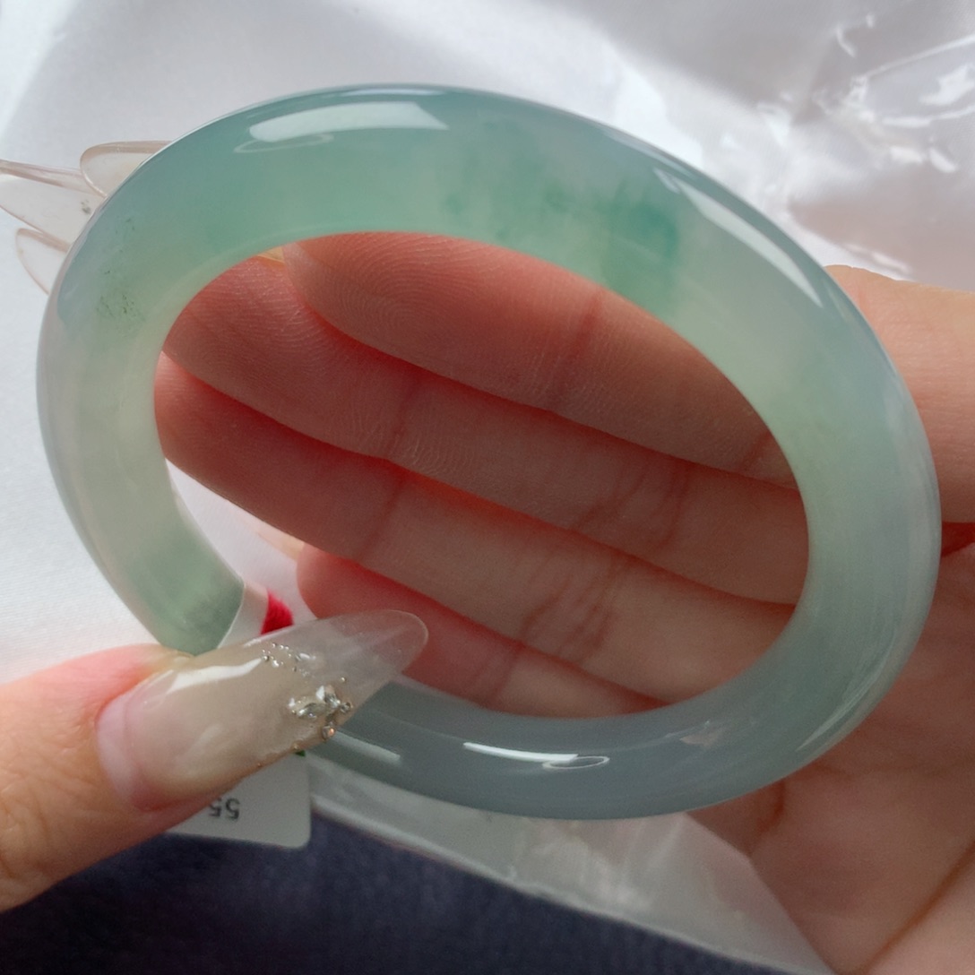 未镶嵌手镯翡翠缅甸天然翡翠A货55