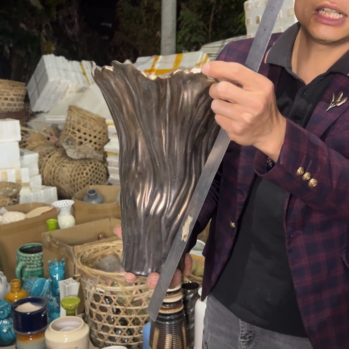 瓶高35口25公分微瑕捡漏磕碰