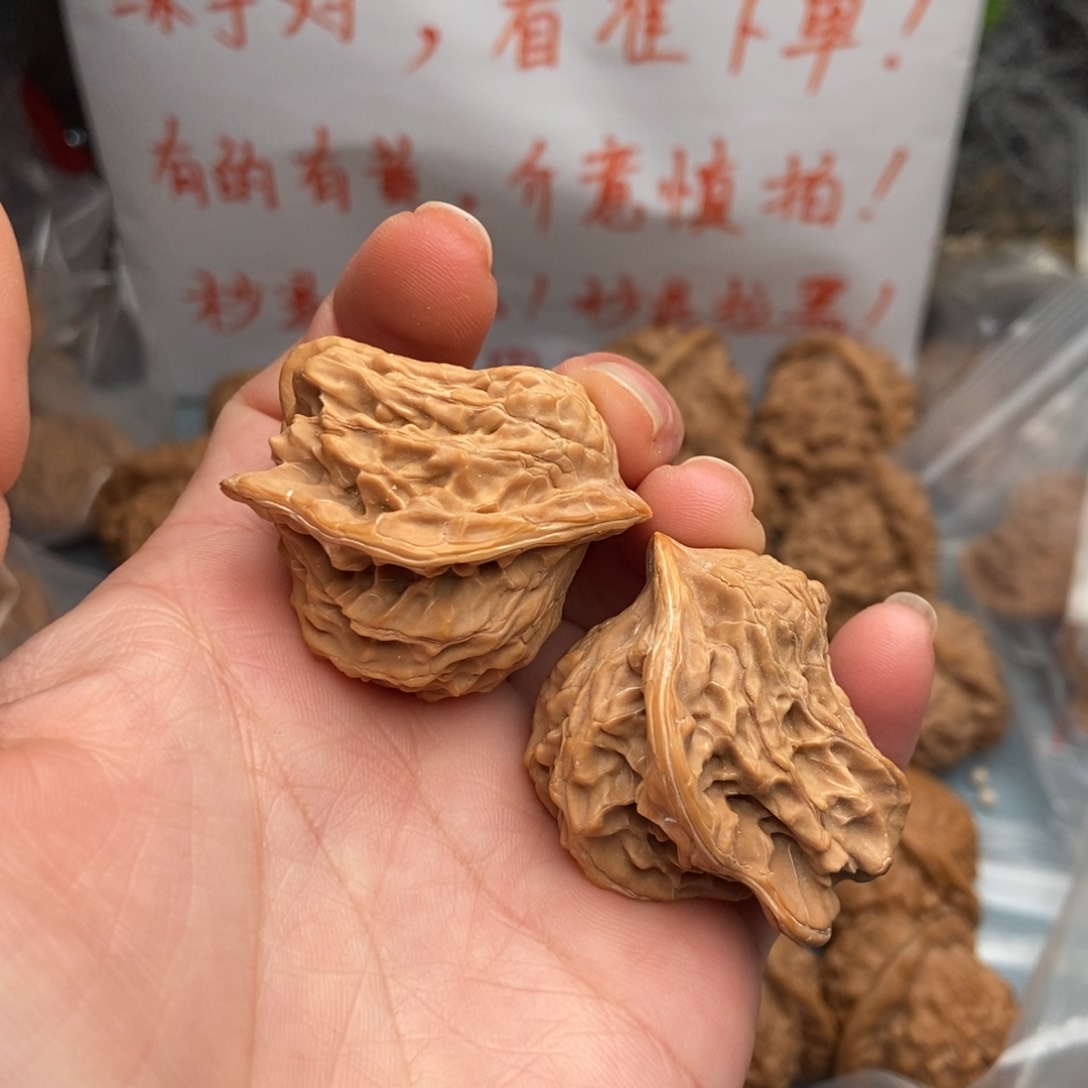 文玩核桃把件小鸟6