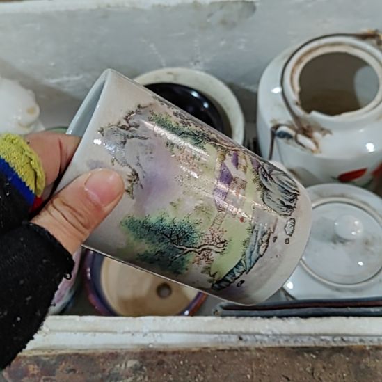 木***火陶瓷精美摆件（不退换，微瑕的）