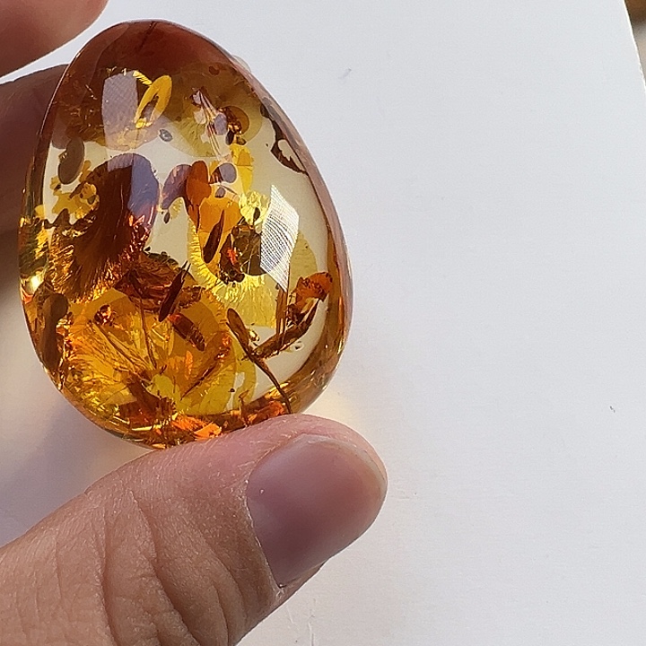 琥珀（花珀）未镶嵌颈饰