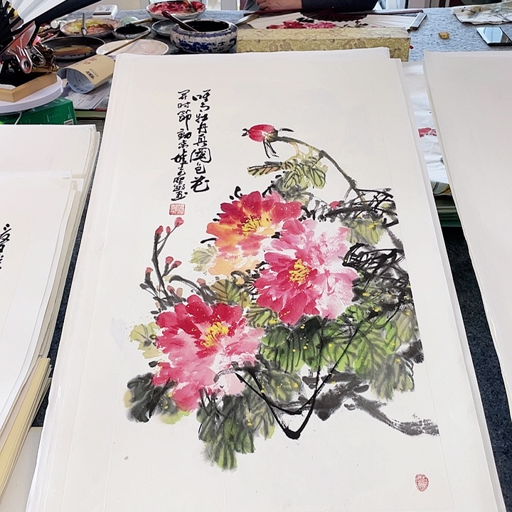 国画张圣敏先生纯手绘作品