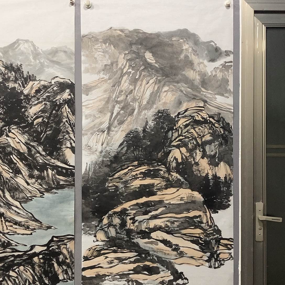 国画刘加强老师作品