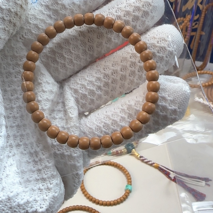 橄榄核手串H****n老挝核尖单圈5.9mm极线弧