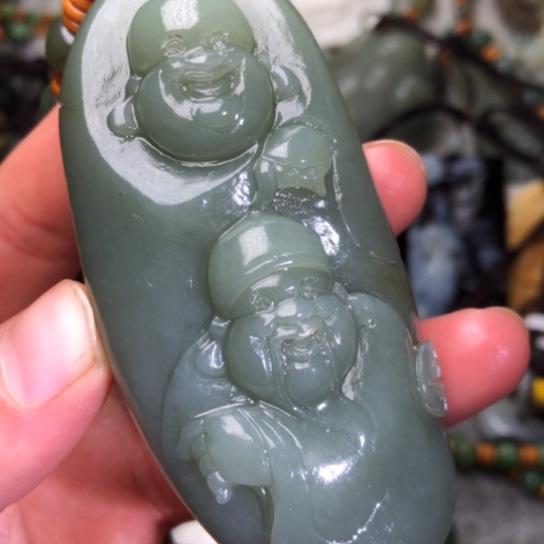 和田玉把件未镶嵌