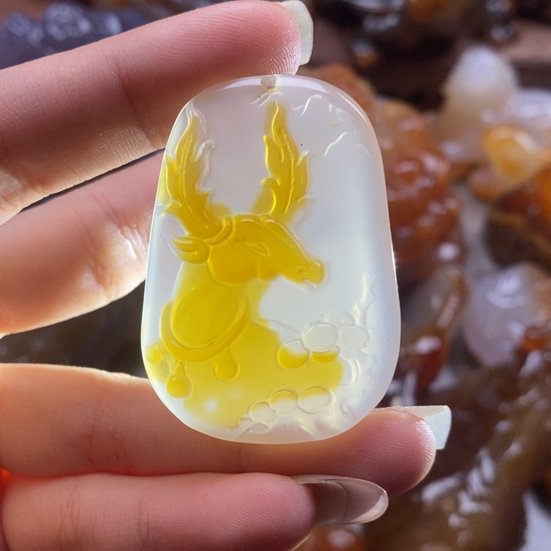 玛瑙/玉髓未镶嵌颈饰