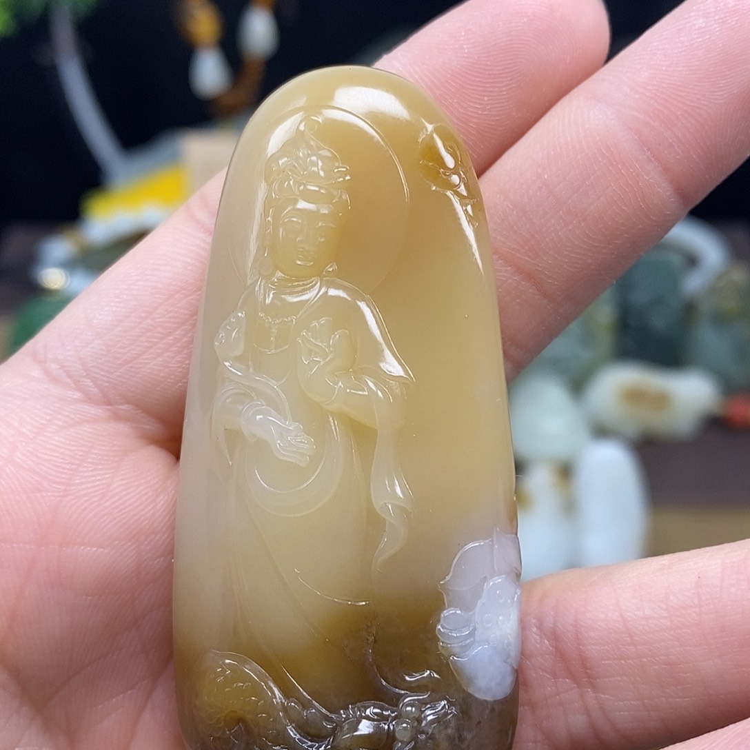 和田玉颈饰未镶嵌20