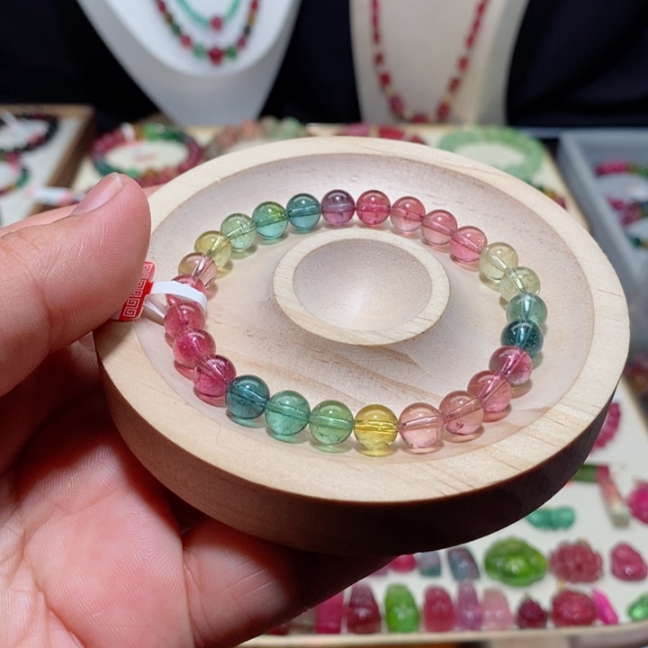 碧玺手链未镶嵌碧玺手链