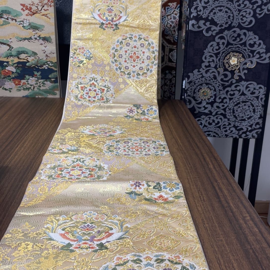 织绣唐锦西阵织桌旗11