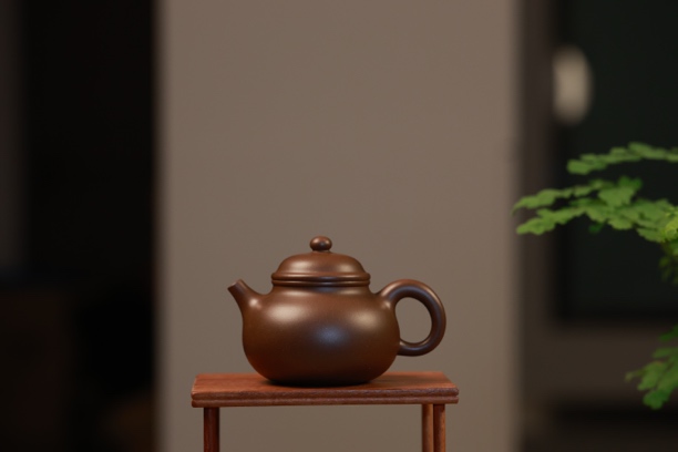 合心坊【容天】王霞抟制·120cc·紫泥·全手工·紫砂壶