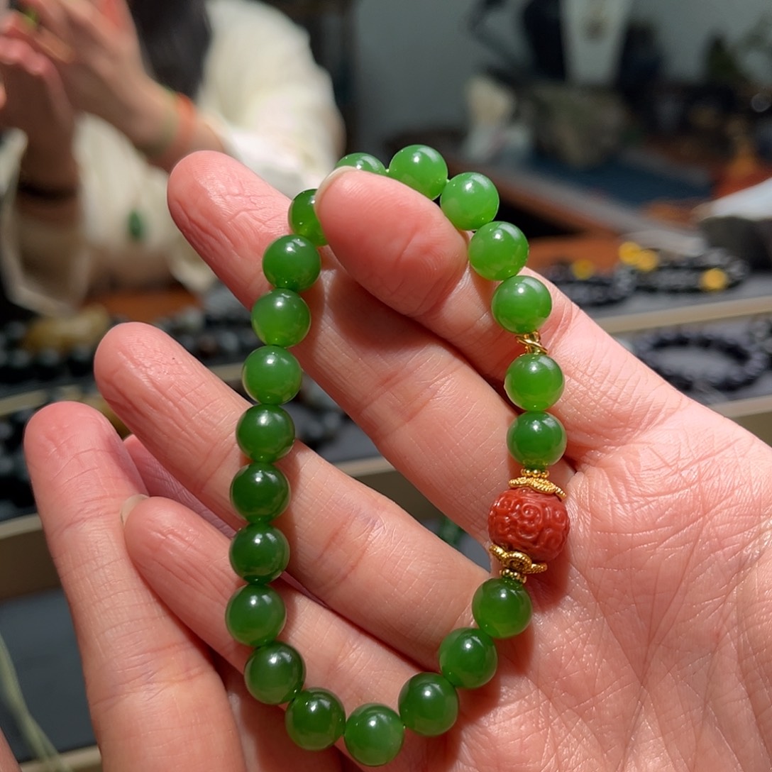 和田玉手链未镶嵌