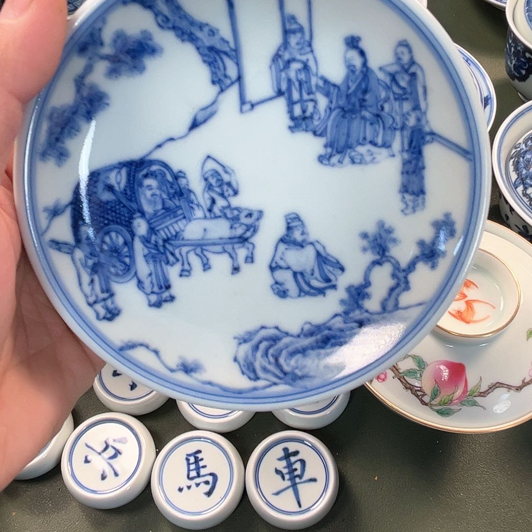 杯青花瓷器青花瓷器