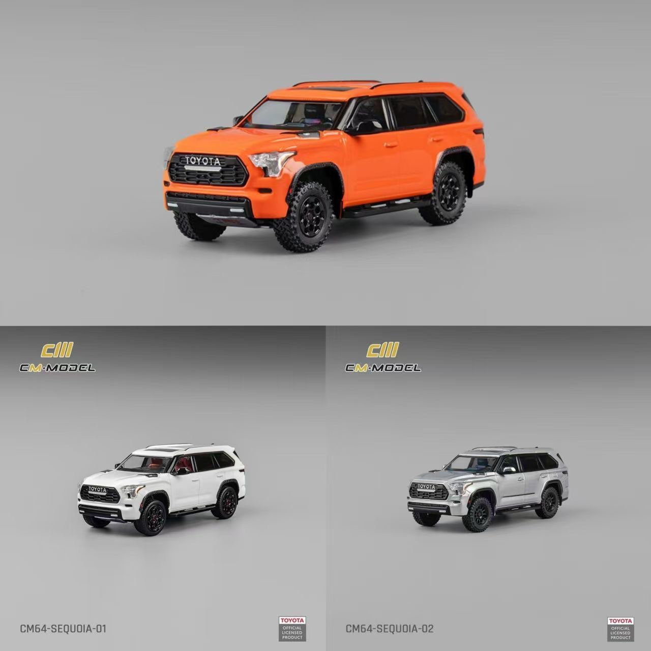 CM Model 1:64 丰田Toyota Sequoia红杉 合金汽车模型