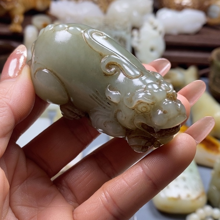 和田玉挂件未镶嵌用****6