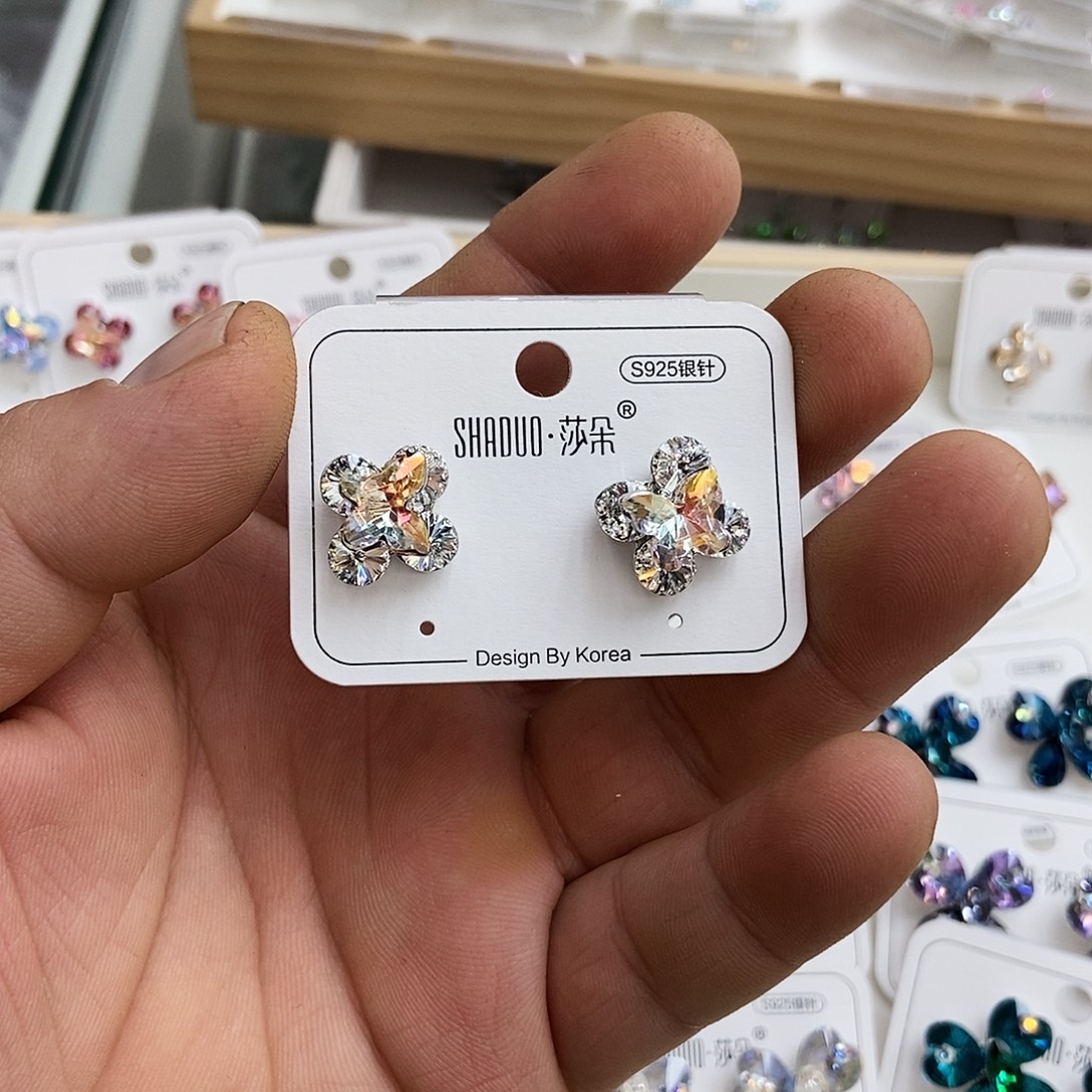 锆石纯铜合金耳钉