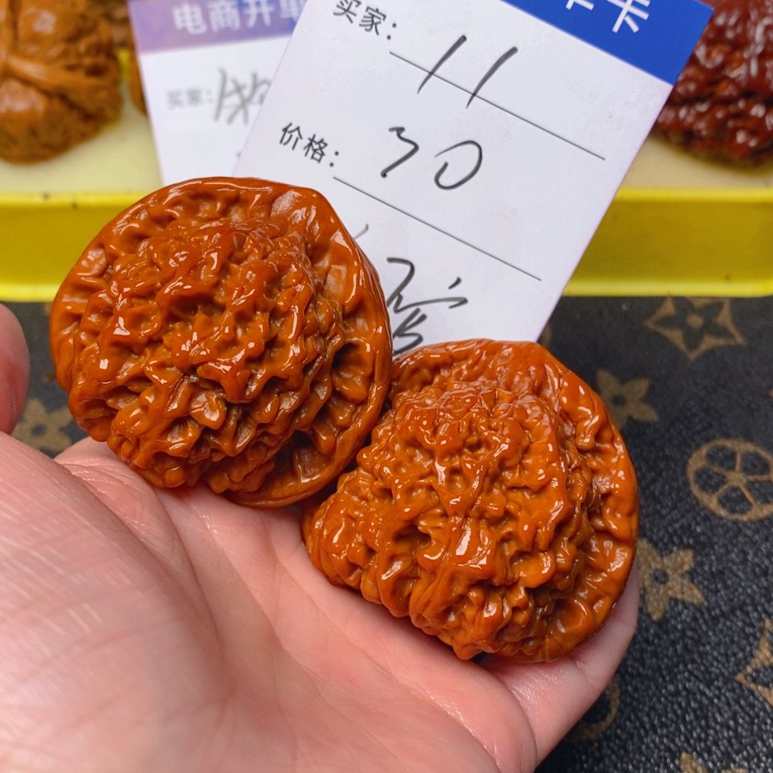 把件文玩核桃官帽