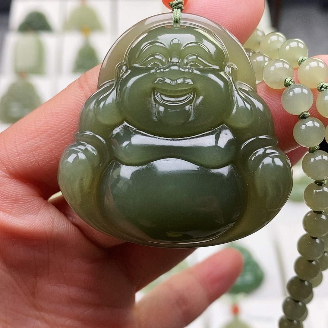 和田玉颈饰未镶嵌48