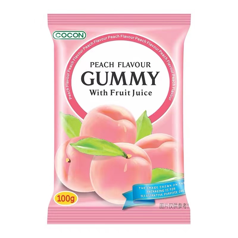 日期到8月马来西亚进口可康牌水果味软糖100克