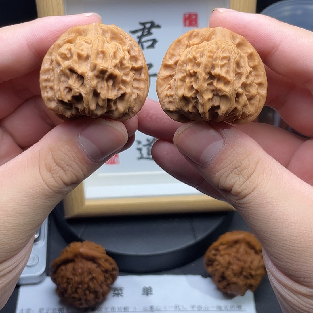 文玩核桃吊坠怀柔山一带天地40