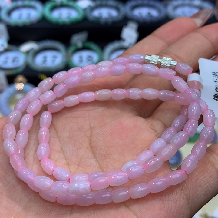 翡翠手链未镶嵌翡翠4+