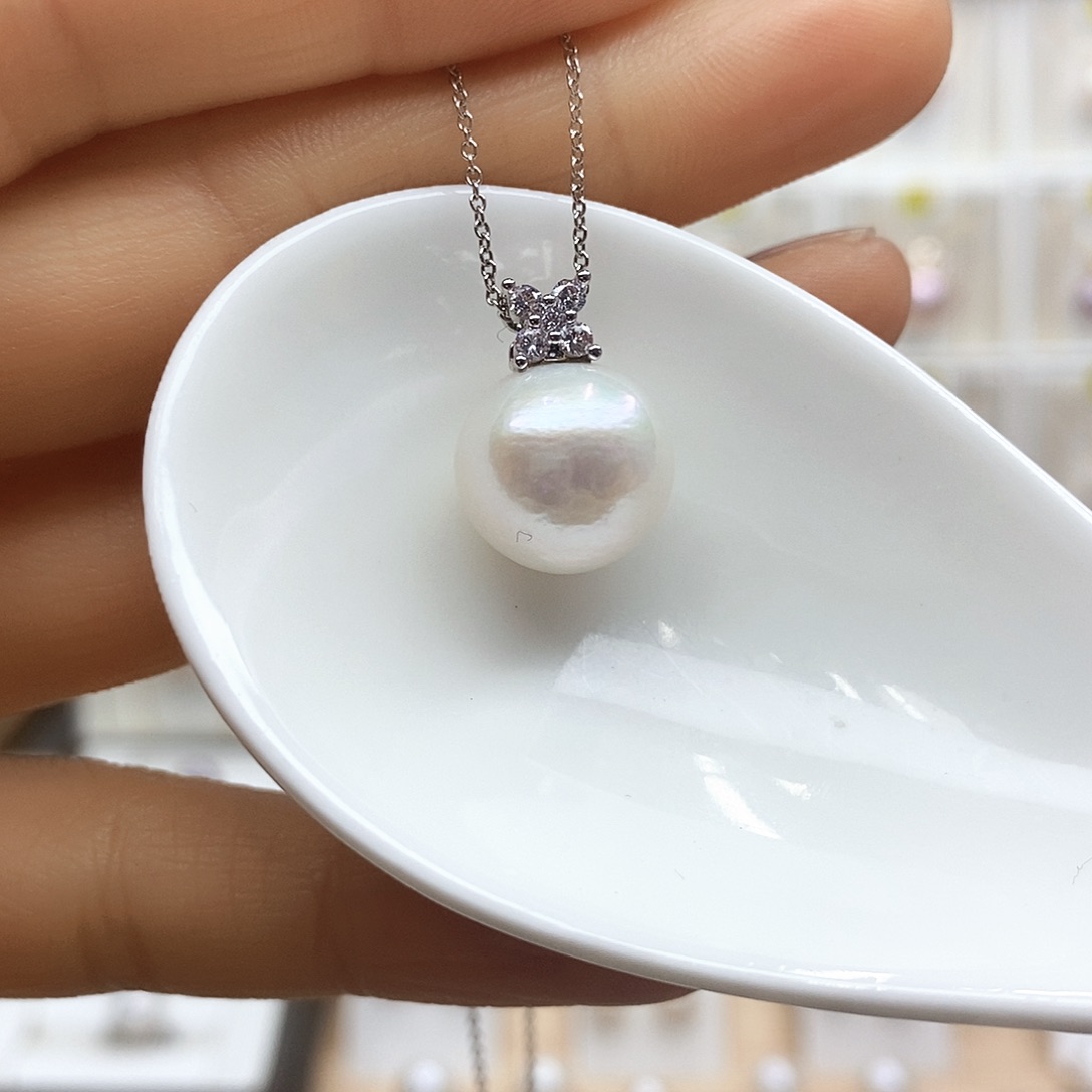 淡水珍珠颈饰合金