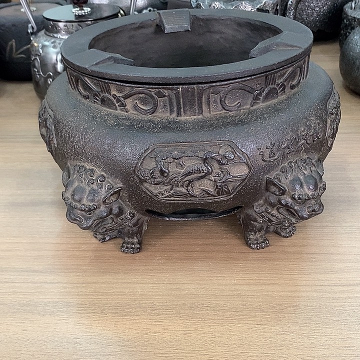 1伍兽碳炉纯手工打造铸铁