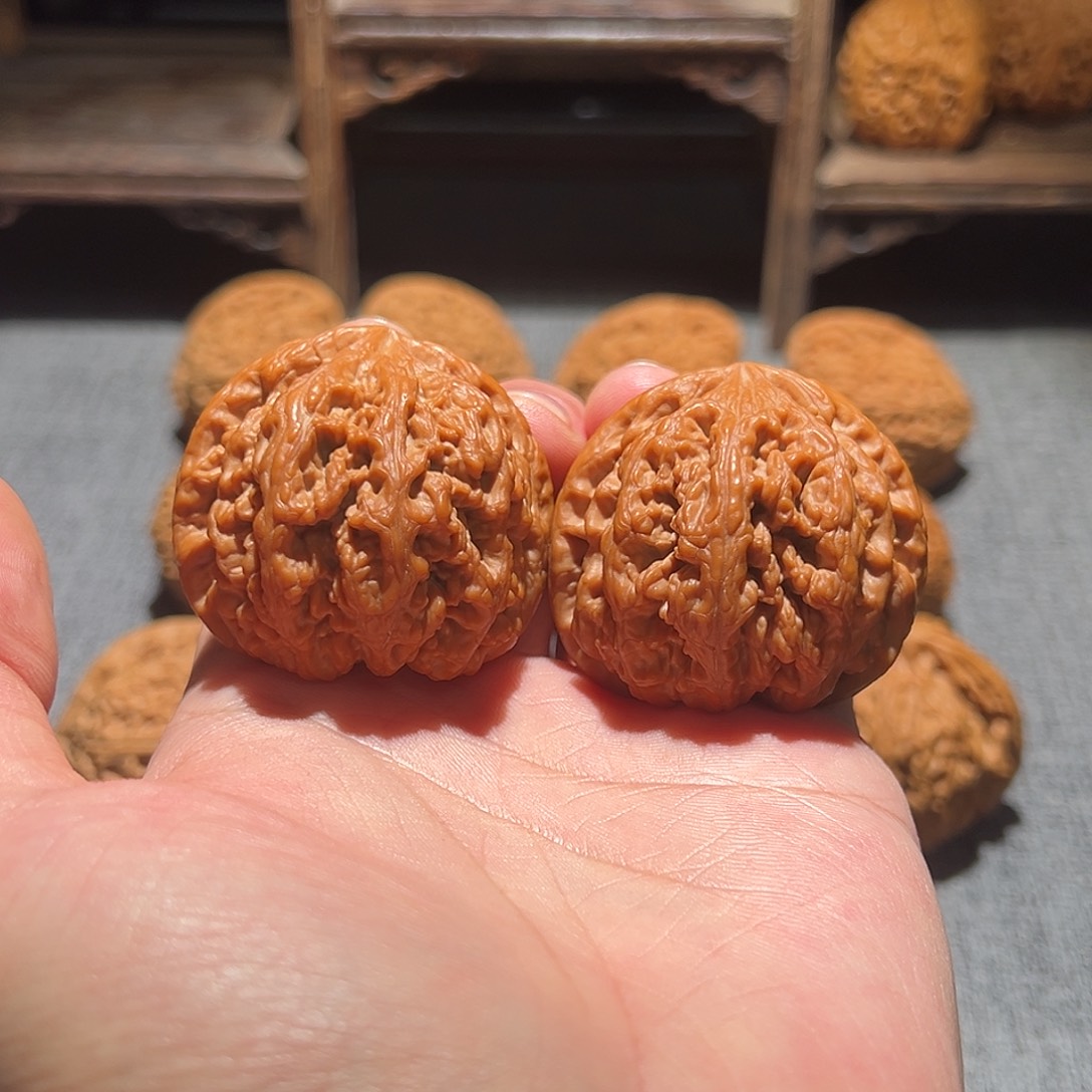 0***3吊坠文玩核桃43粗筋