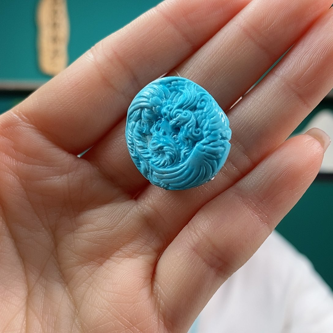 绿松石珠宝奇石未镶嵌