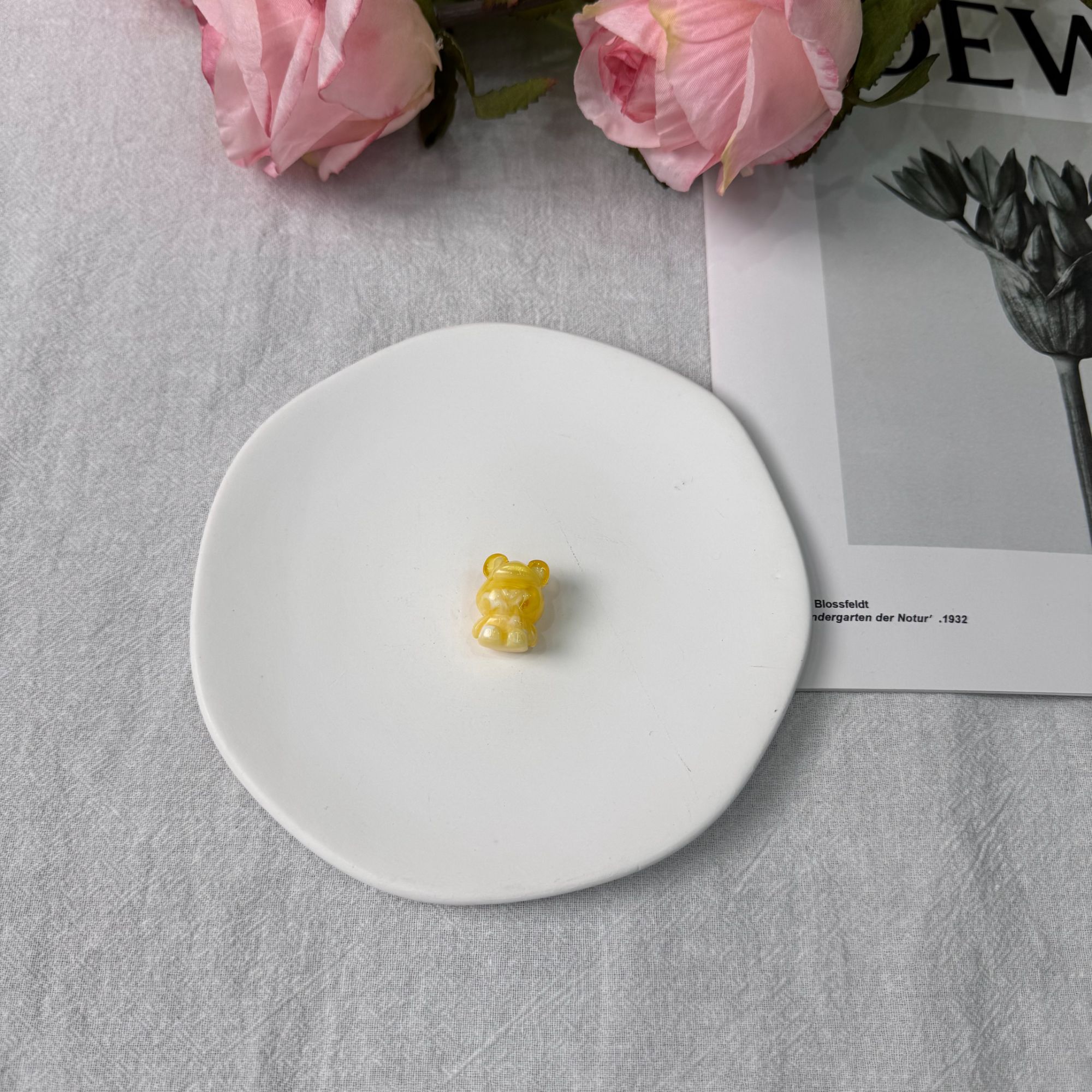 高定珠宝蜜蜡小熊吊坠ZX1670S48