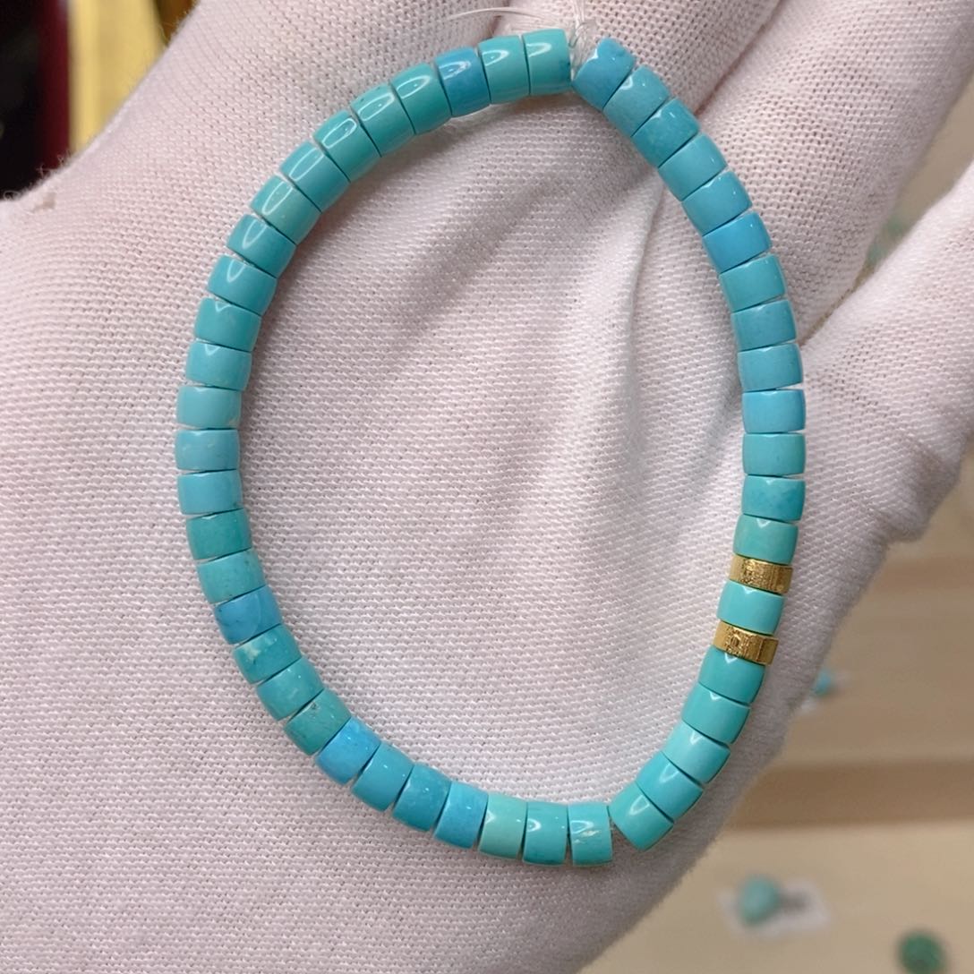 绿松石手串未镶嵌