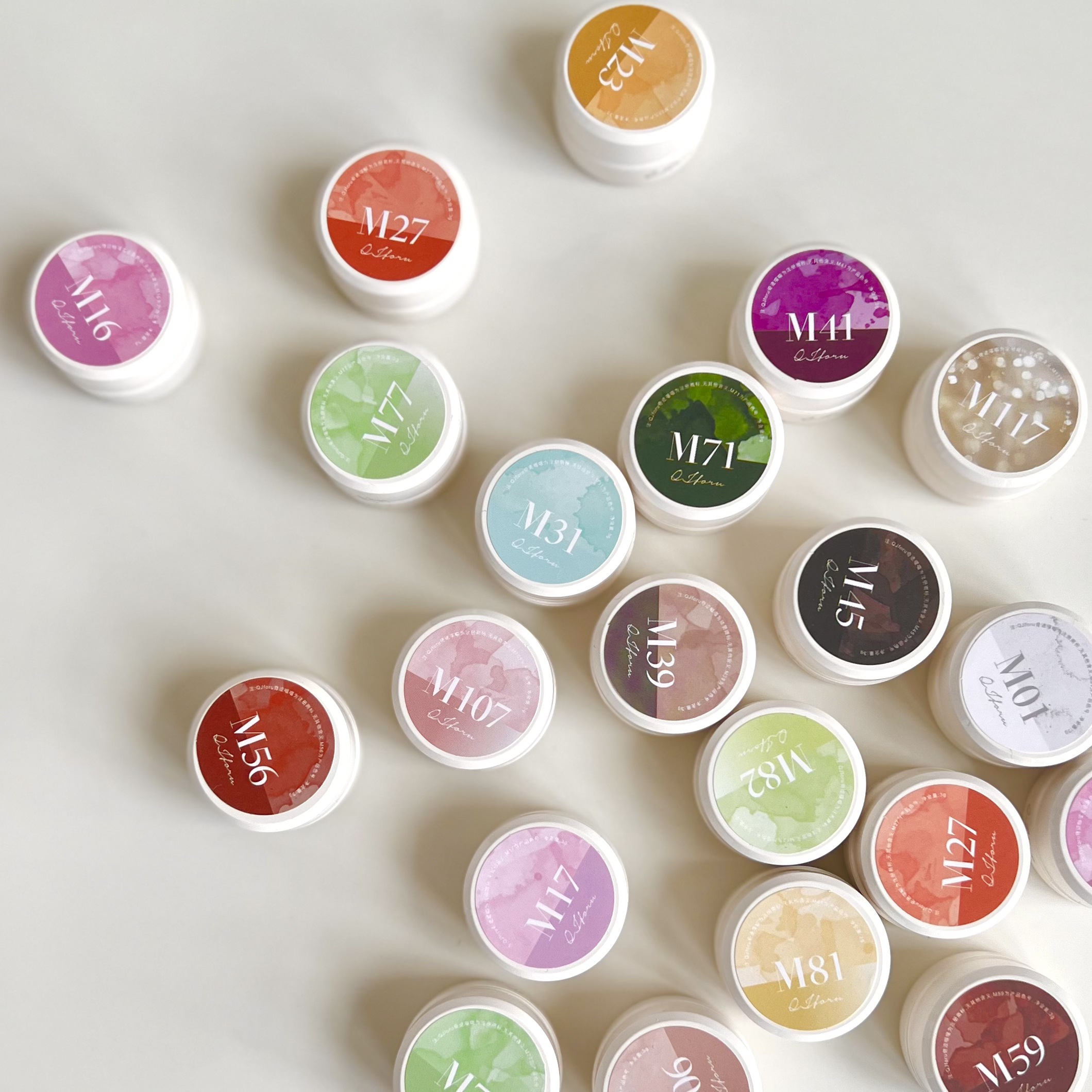 QJforu奇迹喵喵3.0「新生」系列甲油胶罐装3g幼崽全套