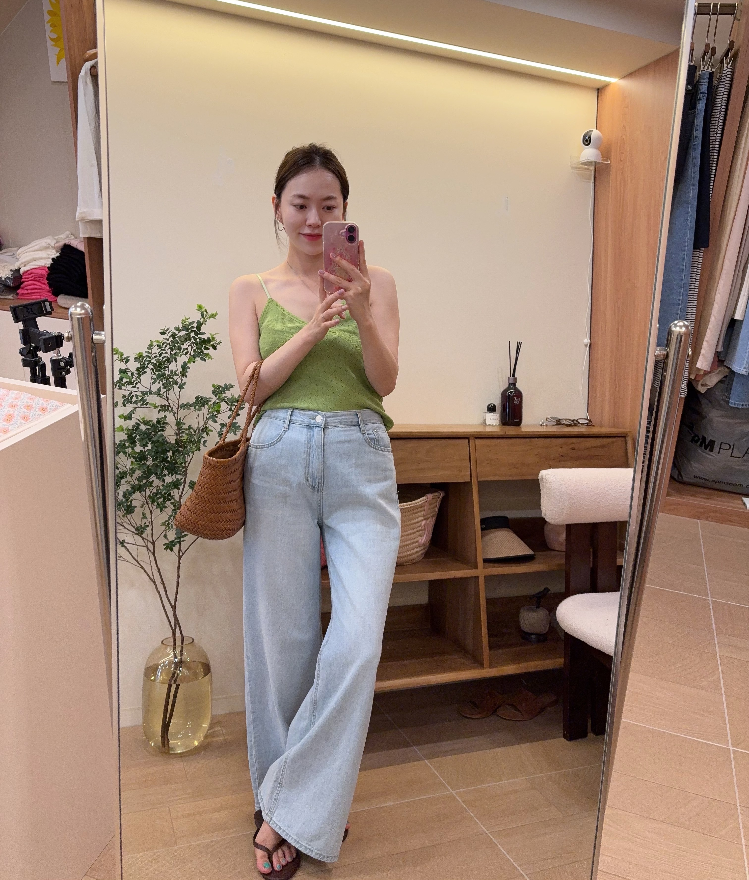 bloom   法式吊带  透气夏季通勤百搭女士韩版贴身法式印花吊带