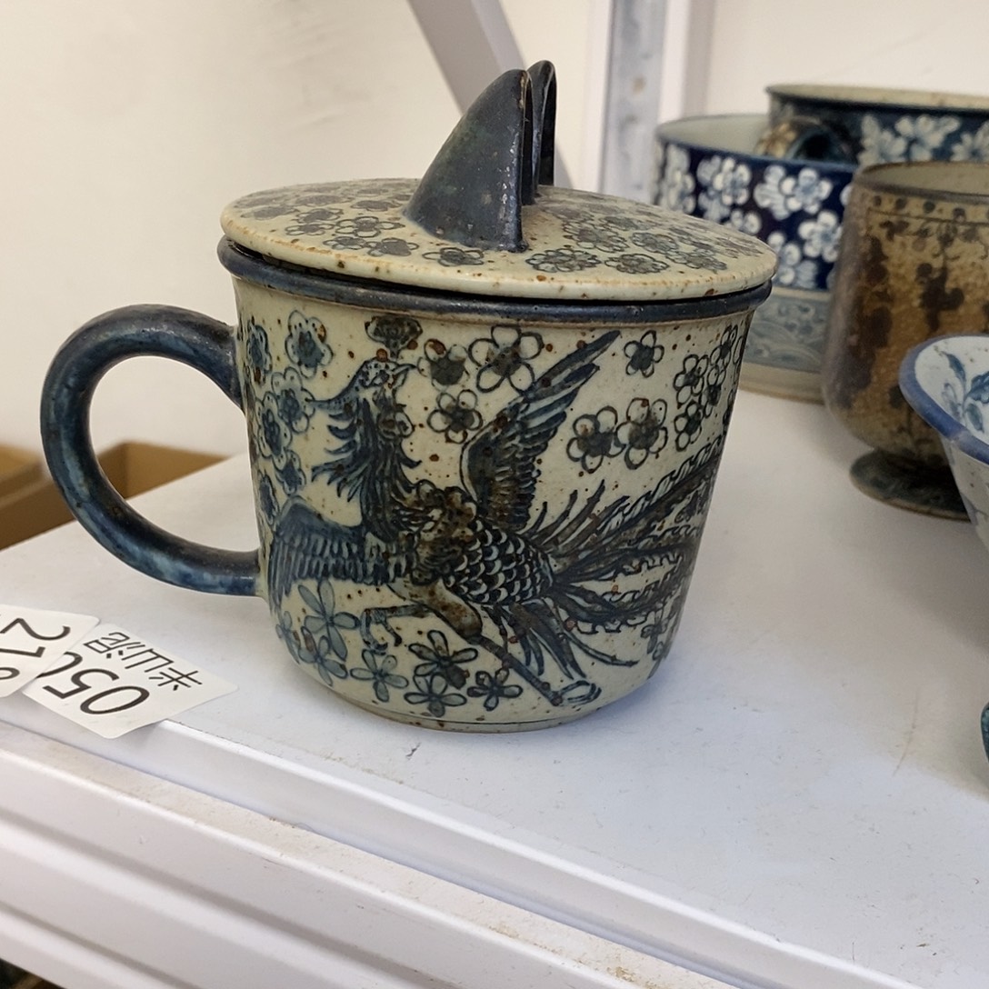陶手工手绘青花高温陶瓷