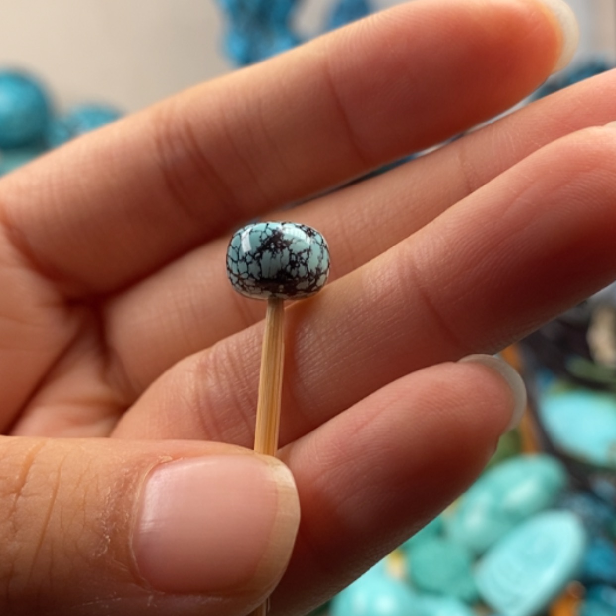 【闪购商品】未镶嵌绿松石珠宝半成品