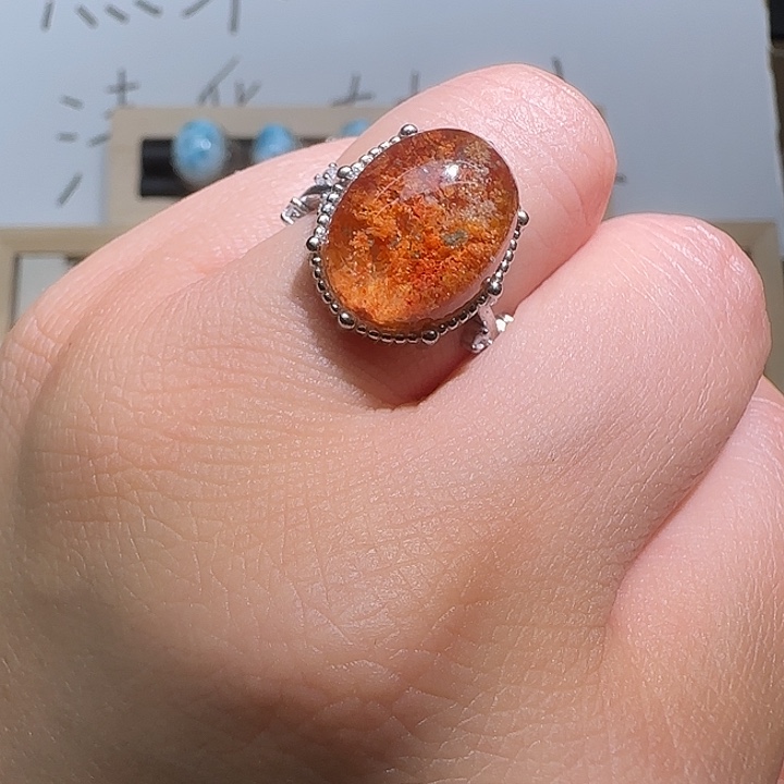 爱***哥戒指水晶银S925镶嵌