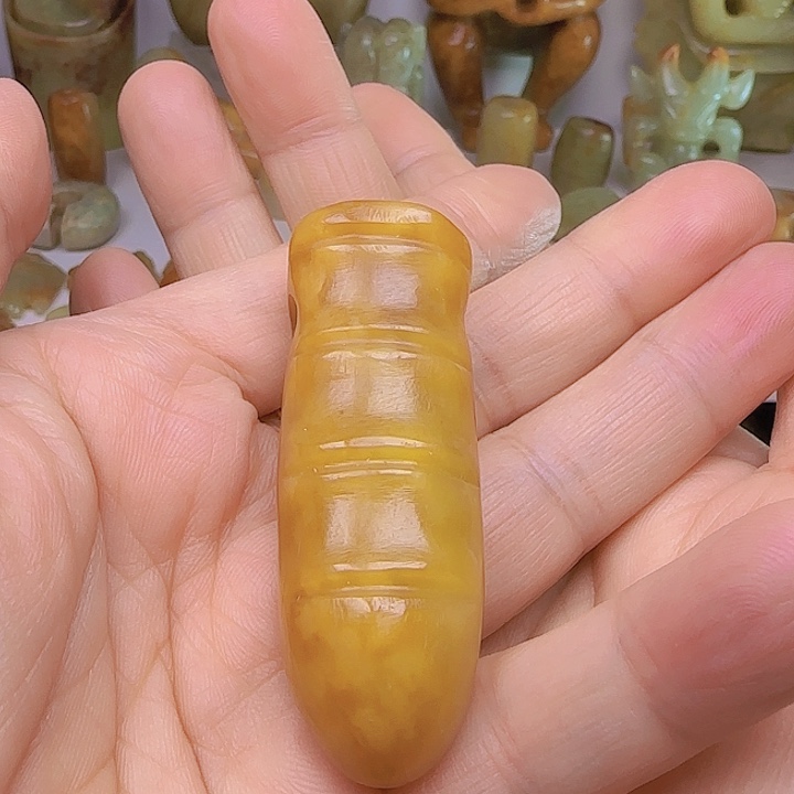 和田玉吊坠(不含链)未镶嵌